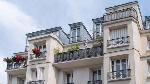 The atmosphere of a village 500 m from the Parc des Buttes-Chaumont in Paris Nestled in a quiet street on the edge of the 20th arrondissement, 
