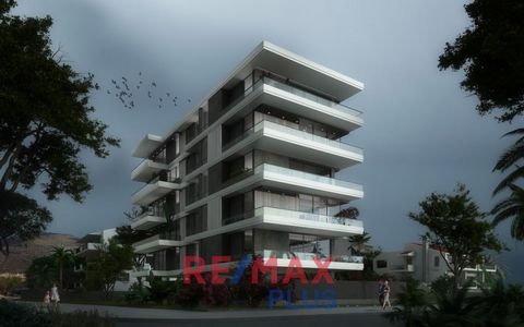 Glyfada, Panionia, Apartment For Sale, 84 sq.m., In Plot 970 sq.m., Property Status: Under Construction, Floor: 4th, 1 Level(s), 2 Bedrooms (1 Master), 1 Kitchen(s), 1 Bathroom(s), 1 WC, Heating: Autonomous - Heat Pump, Building Year: 2022, Energy Ce...
