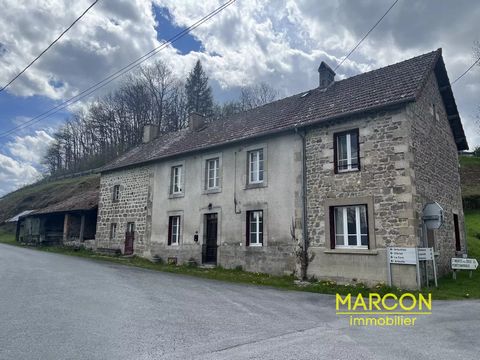 MARCON REAL ESTATE AUBUSSON. Ref: 87969.Crocq sector. A house comprising on the ground floor: Entrance, kitchen, living room (wood stove), dining room (wood stove); 1st floor: Landing, 3 bedrooms, bathroom-wc, shower room-wc, shower room. Heating by ...