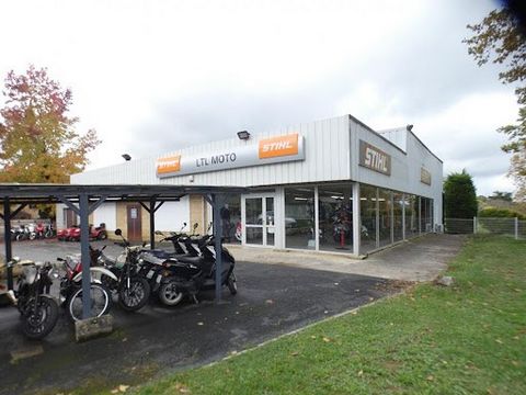 Ideally located in the artisanal zone of the Moulin Rouge in TERRASSON, Serge ISSAULAN offers you this business whose activity is essentially the sale and repair of motorcycles. Loyal clientele, and fully equipped premises. To visit and assist you in...