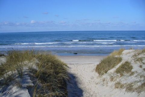 Vakantiedroom in een luxe vakantiehuis in Scandinavische stijl, op slechts 800 meter van het strand met sauna en open haard, 2 slaapkamers, maximaal 4 personen