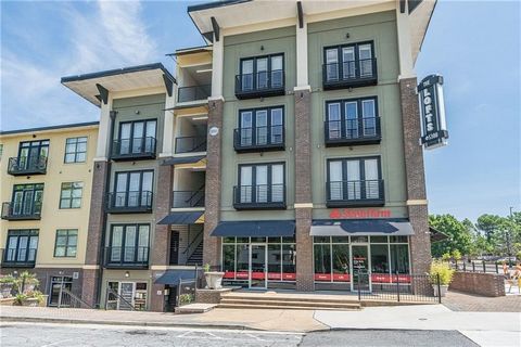 Welcome to the heart of historic Chamblee and the Lofts at 5300! This unit is one of the largest floor plans and has been completely renovated. It is ready for you to move in and enjoy. Upgrades galore from the new flooring, cabinets, countertops, ne...