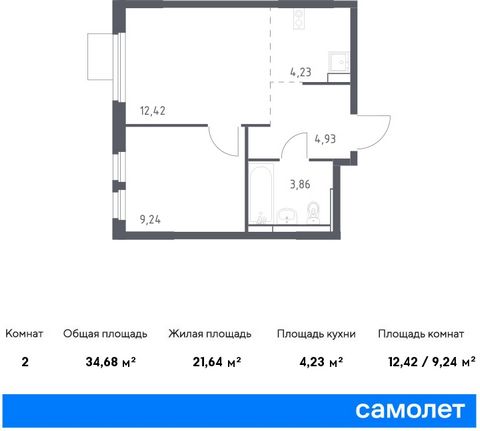 Продается 1-комн. квартира. Квартира расположена на 12 этаже 13 этажного монолитного дома (Корпус 5, Секция 3) в ЖК «Мытищи Парк» от группы «Самолет». ЖК «Мытищи Парк» — это надежные и долговечные монолитные корпуса. При проектировании домов и террит...