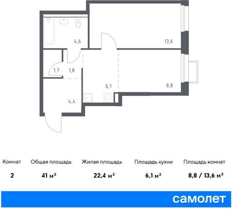 Продается 1-комн. квартира. Квартира расположена на 18 этаже 25 этажного монолитно-кирпичного дома (Корпус 1.1, Секция 1) в ЖК «Сабанеева 125» от группы «Самолет». В жилом комплексе «Сабанеева 125» вы ежедневно будете наслаждаться видами сопок. Холми...