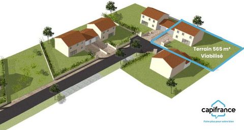 Terrain constructible à vendre en fond d'impasse MIONS (69)