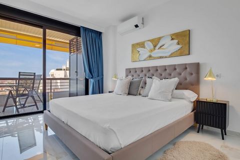 Wake up to sweeping views of the Mediterranean in this modern and inviting apartment, designed for couples, small families, or remote workers seeking a peaceful escape by the coast. With a warm, stylish interior and a bright open layout, it offers th...