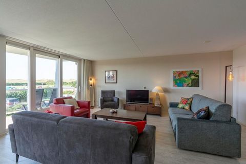 This modernly furnished apartment offers a comfortable and convenient stay just a short walk from the wide sandy beach of Groote Keeten. Located on the first floor, the apartment features a covered balcony with lovely views of the dunes, perfect for ...