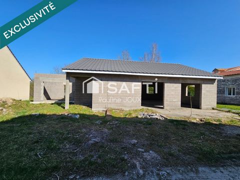 Maison en cours de construction 119m2 avec terrain