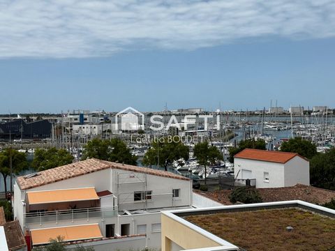 VUE SUR LE PORT DES MINIMES A LA ROCHELLE - 2 CHAMBRES, TERRASSE ET PLACE DE PARKING SOUTERRAINE
