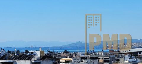 Paleo Faliro, penthouse of 88 sq.m, 5th and 6th floor, 2 bedrooms, 1 bathroom, 1 WC, open plan consisting of kitchen, lounge, fireplace and dining area, verandas. Light filled, front apartment, exclusive terrace use with pergola, interior staircase, ...
