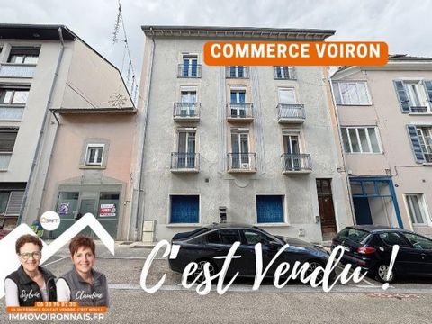 Centre ville de Voiron, murs commerciaux à vendre (sans fonds de commerce et sans droit au bail)