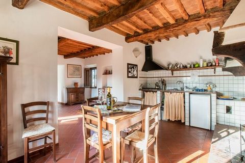 Tastefuly preserved in Tuscan style, this is a holiday home with 3 bedrooms in San Casciano in Val di Pesa. The holiday home has a large shared swimming pool to take a refreshing cool dip on a hot summer day. This stay is perfect for families with ch...