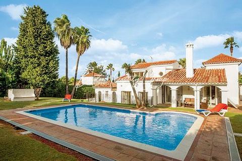 Casa Almenara is a spectacular villa located within the southern side of Sotogrande. This beautifully presented villa is finished to a high standard and offers modern conveniences including English satellite television channels, a DVD player, free Wi...
