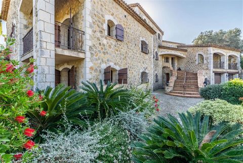 Sole agent - Rare property for sale in Valbonne, unique opportunity to purchase a 350m2 traditional stone villa with around 2 hectares of land within walking distance of Valbonne village. Further information on request.