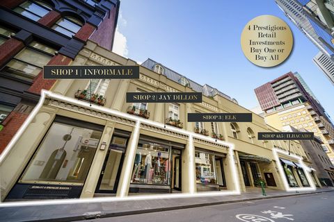 4 PRESTIGIOUS PARIS - END RETAIL INVESTMENTS - BUY ONE OR BUY ALL   Gross Waddell ICR, with Charter Keck Cramer acting as Transaction Advisor, are thrilled to be selling 4 extremely coveted retail investments in Melbourne’s prestigious East End. Form...