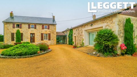 A23344DB86 - Ideally located in the peaceful Vienne countryside this well kept property is only 15 minutes by car from the town of Lussac les Chateaux which offers bars, restaurants, shops and train station. Information about risks to which this prop...