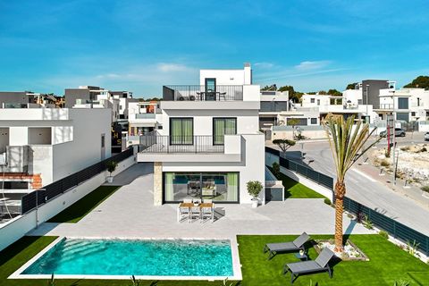 Dit exclusieve wooncomplex biedt luxe villa's met percelen van 400 m² en een indrukwekkend zwembad van 8x3,5 m. Deze moderne woningen bieden 3 slaapkamers, 3 badkamers, met een bruikbare oppervlakte vanaf 197,41 m² verdeeld over een ruime woon-eetkam...