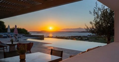 An architectural gem nestled in the heart of the Aegean Sea, on the picturesque island of Paros. This luxurious, modern residence offers an incomparable living experience, combining comfort, luxury and harmony with the surrounding nature. Villa Olean...