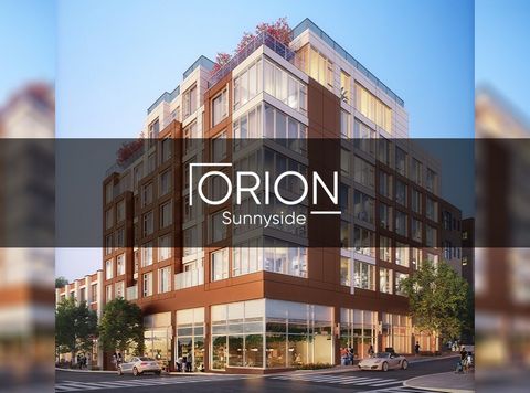 Welcome to the Orion Sunnyside, an exclusive luxury development comprising 48 thoughtfully designed residences, featuring studios, one-bedroom, and two-bedroom apartments. Nestled in the heart of Sunnyside, Queens, this brand-new community offers a s...