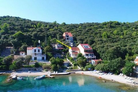 Apartment Karla is located in a small and quiet bay Vrbovica, 4 kilometers away from the old town of Korčula. It is located by the sea and surrounded by nature. It contains two bedrooms, living room, bathroom, dining room, terrace, kitchen and barbec...