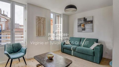 EXCLUSIVITE- STUDIO vendu meublé et équipé . Disponibilité immédiate 300 m ENSEEIHT -à 8 min du métro Jean Jaurès et du centre ville à pied, idéalement situé pour du locatif étudiant ou pour du locatif touristique, Au coeur du quartier recherché de S...