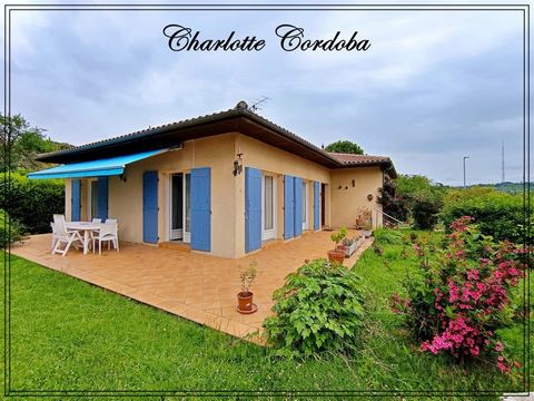 ? Maison 3 pièces lumineuse - jardin 613m² clôturé Quartier calme NERAC