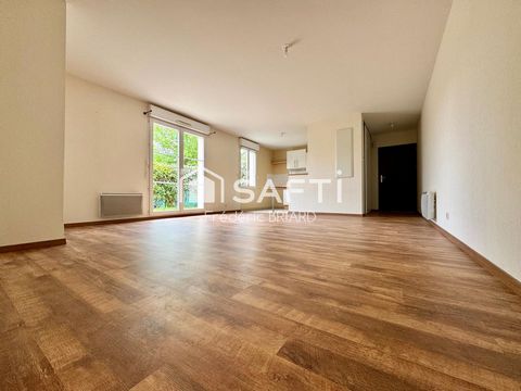 Appt 2 ch, jardin, garage + parking couvert