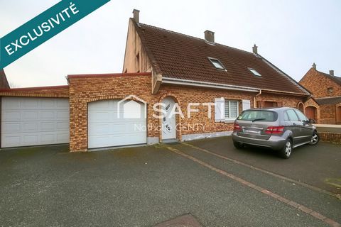 MAISON SEMI-MITOYENNE AVEC DOUBLE GARAGE ET JARDIN DANS QUARTIER RECHERCHÉ DE SAINT POL SUR MER