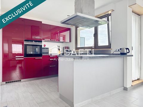 Situé à proximité de la zone commerciale, au 5? étage d’un immeuble avec ascenseur, découvrez ce bel appartement de 73 m². Entièrement rénové avec des matériaux de qualité, il vous séduira par son confort moderne et son agencement fonctionnel. Dès l’...