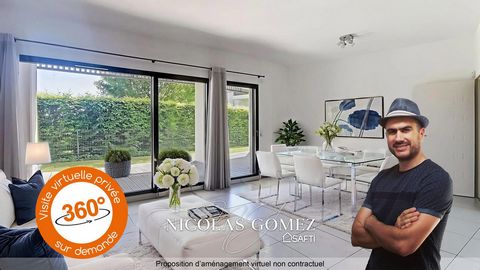 Appartement T3 de 100 m² avec terrasse et jardin au calme