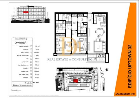 UPTOWN 32 is a new residential development located in São Martinho, one of the most sought-after areas in Funchal. Offering T1 and T2 units, it features spacious, well-lit bedrooms with generous areas, ideal for those who value comfort and functional...