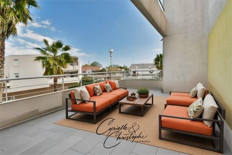 Appartement à vendre 2 pièces MONTPELLIER (34) GARAGE ET TERRASSE 22 M²