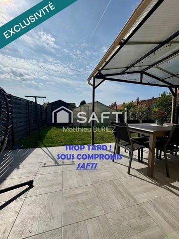 Maison de ville HONDSCHOOTE 125 m² jardin Sud-Est