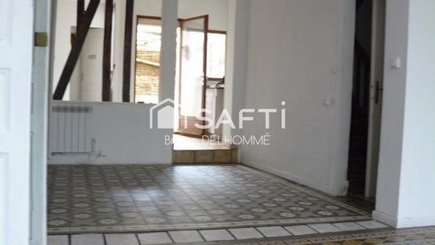 Maison centre ville 97M², 5 pièces, cour intérieur