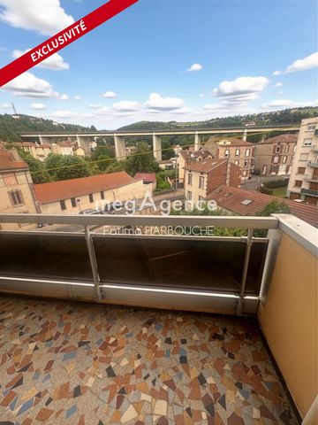 À VENDRE - Appartement T3 lumineux avec balcons et cave + GARAGE. Résidence du Parc, La Ricamarie