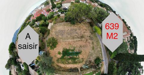 639m2,à batir 130m2, libre constructeur, viabilisé