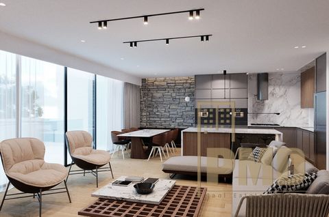 Vari (Dilofo), appartement, 116,75 m², 3e verdieping, 3 slaapkamers (1 master met en-suite badkamer en inloopkast), 2 badkamers (1 en-suite), 1 toilet, open woonkamer bestaande uit woonkamer met open haard, keuken met kookeiland en eethoek, 1 overdek...