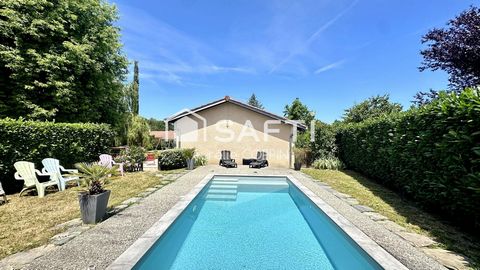 Maison au calme avec piscine et jardin arboré