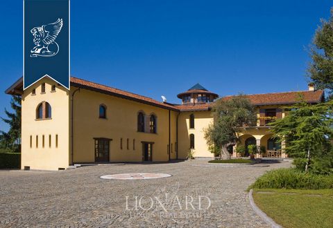 In proximity of the Swiss Border and Lake Como, this luxury villa for sale is girdled by a pleasant green area. Built in 2004 using only sophisticated quality materials, this Tuscan-style property displays two floors plus a cellar and a basement gara...