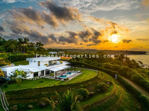 OCEAN BREEZE COVE is a luxury estate villa completed in 2021 and Located in Los Destiladeros, an area with some of the most beautiful beaches and views in the Pedasi area. Watch the sunset each night, the wales play with their calves from your very p...