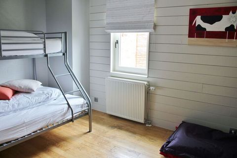 Spacious and comfortable, this is a 5-bedroom holiday home in Jupille, in the Belgian Ardennes region. It has a private sauna to relax and unwind after having a long day. You can stay here in comfort with a large family of 12 persons or 2 smaller fam...