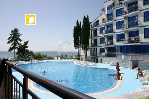Reference number: 13623. We offer for sale one-bedroom apartment with sea view, on the first line in the town of Pomorie. The one-bedroom apartment is located on the 4th floor with a total area of 57.82 sq.m. in Blue Bay Palace 2 complex. The apartme...