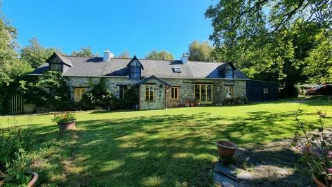 PARADISE is the best way to describe this property.  Located in stunning, quiet countryside, with no close neighbours, you will find this 3-bed stone longere along with a 1-bed gite looking out over its own land.  The tourist attraction of the Lac de...