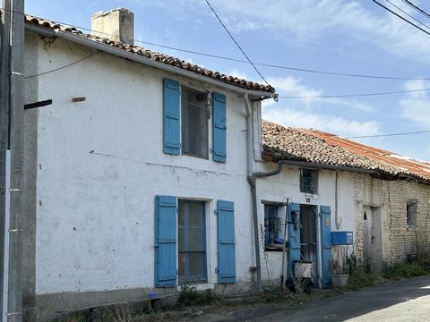 EXCLUSIVE TO BEAUX VILLAGES! This charming little traditional attached 2 bedroomed cottage is situated in a peaceful hamlet in lovely countryside on the border of the Deux-Sèvres and the Charente. The property is immediately habitable but is in need ...