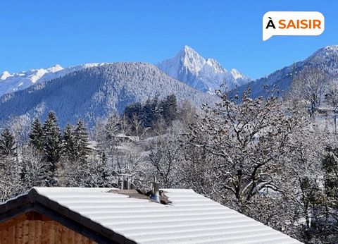 Très bel appartement de 85 m2 dans un immeuble récent sécurisé, beau standing avec vue imprenable sur le Mont-Blanc. Résidence avec beaucoup de cachet et de charme par les matériaux utilisés : pierre et bois font de ce lieu un vrai havre de cocooning...