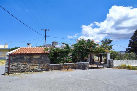 Located in Lasithi. This charming detached house is located in the peaceful Nispitas village a few kilometers southwest of Neapolis. The property is about 60 sqm on a nice land of 311m2 which, with its elevated position, enjoys a beautiful view of th...