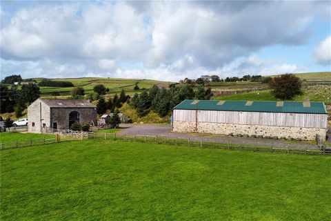 Windacre farm is a small holding located on Skipton Old Road in a sheltered, rural location between Skipton and Colne. Briefly comprising a spacious stone built three-bedroom barn conversion, large steel portal framed agricultural building measuring ...