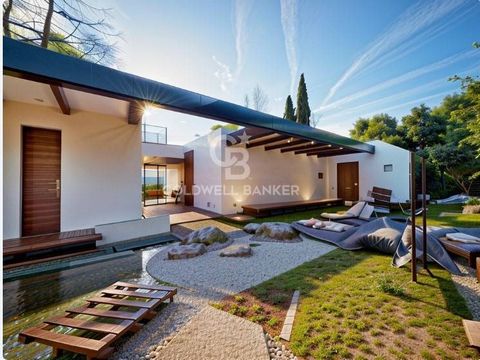 Vendesi Villa di Lusso in Costruzione a Gardone Riviera con Vista Lago Situata sulle colline di Gardone Riviera, in una posizione panoramica con vista mozzafiato sul Lago di Garda e vicinissima al Vittoriale di Gabriele d'Annunzio, questa villa moder...