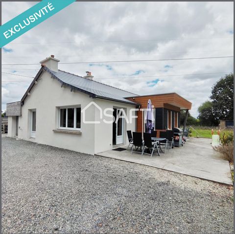 Located in the charming town of Saint-Glen (22510), 25km from the beaches and 15 km from Lamballe, this house benefits from a peaceful environment, ideal for nature lovers. With enclosed land of 2720 m², this property has parking spaces, guaranteeing...