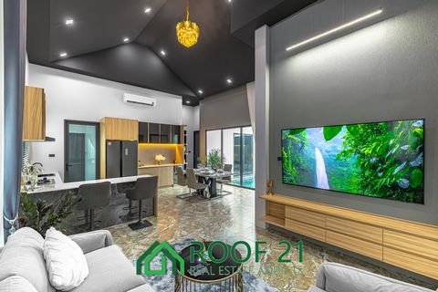 The Hamlet Pattaya Brand new, built with high-quality materials and construction, featuring an underground power supply. This project is conveniently located in Pong Town, just 3 minutes from Mapprachan Lake. With only 7 private houses in the project...